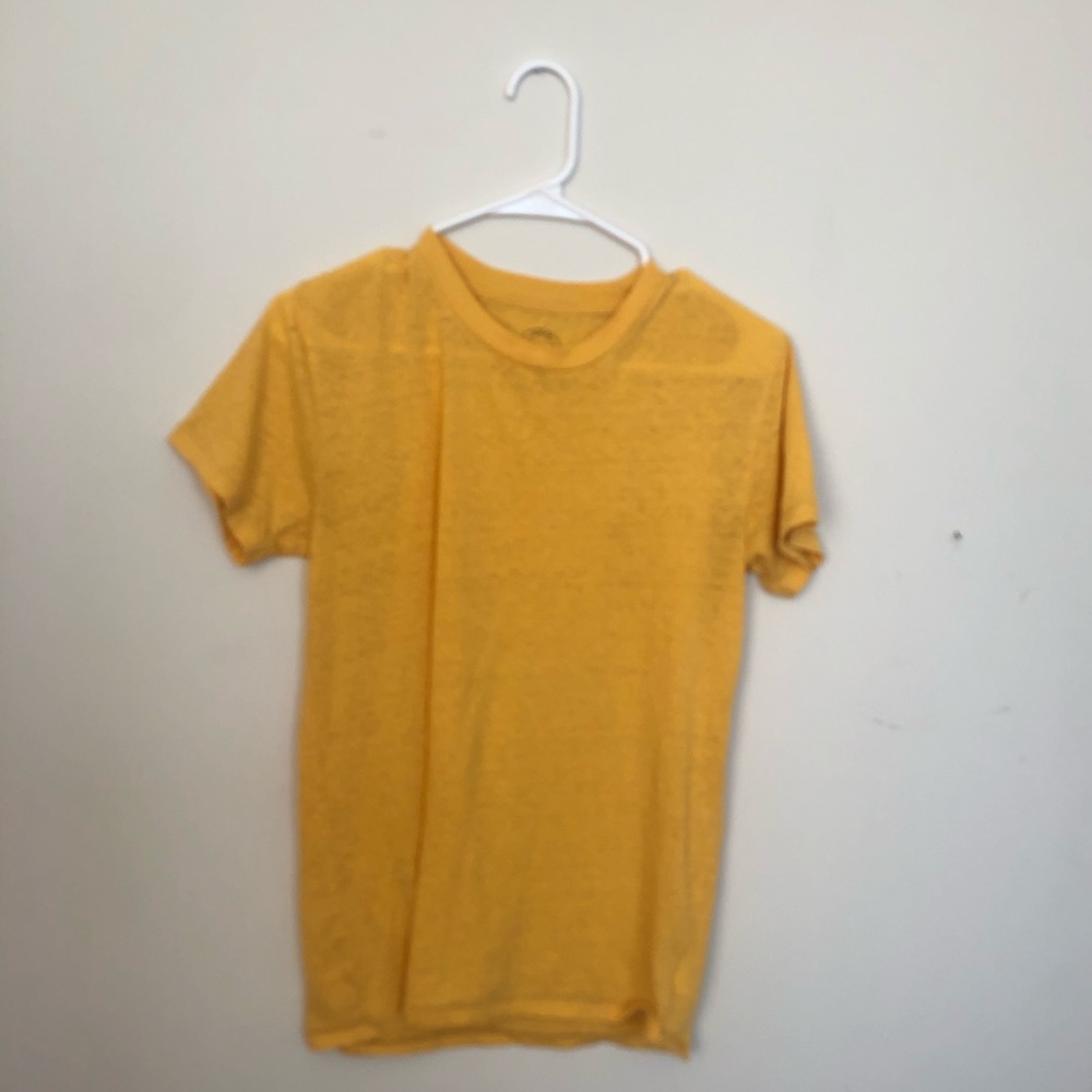 urban outfitters mustard tee